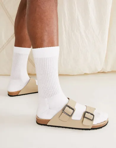 Sandales avec boucle - Taupe - Asos Design - Modalova