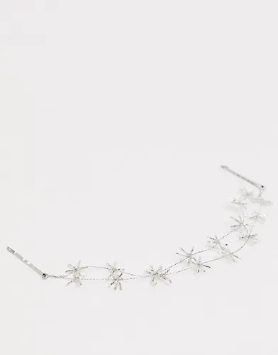 Serre-tête orné de fleurs pour grandes occasions - Asos Design - Modalova