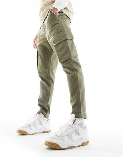 Pantalon cargo fuselé - Kaki - Asos Design - Modalova