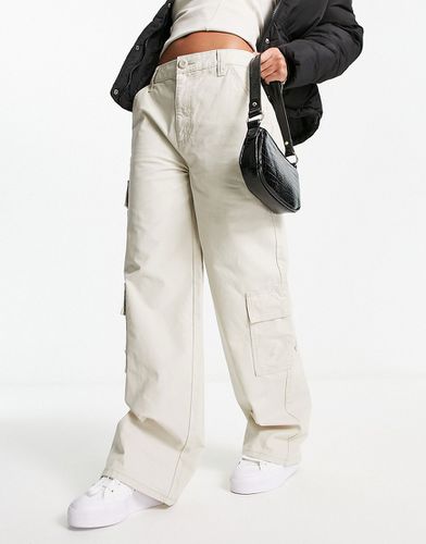 Pantalon cargo oversize avec plusieurs poches - Taupe - Asos Design - Modalova