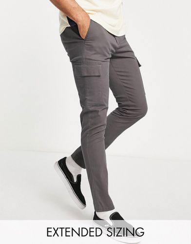 Pantalon cargo skinny - Gris - Asos Design - Modalova