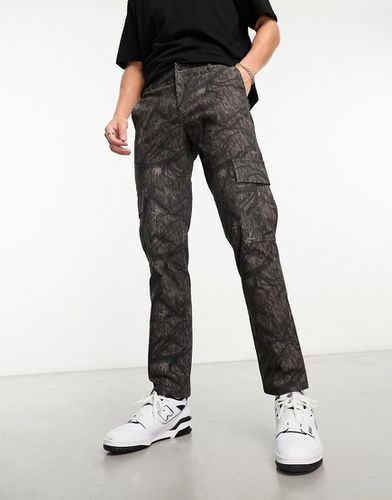 Pantalon cargo slim imprimé - Asos Design - Modalova