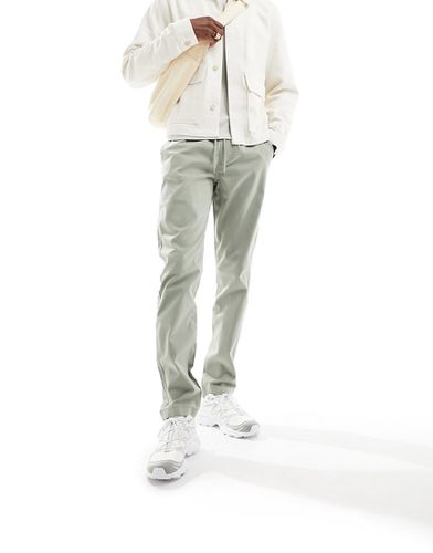 Pantalon chino à enfiler avec taille élastique - sauge - Asos Design - Modalova