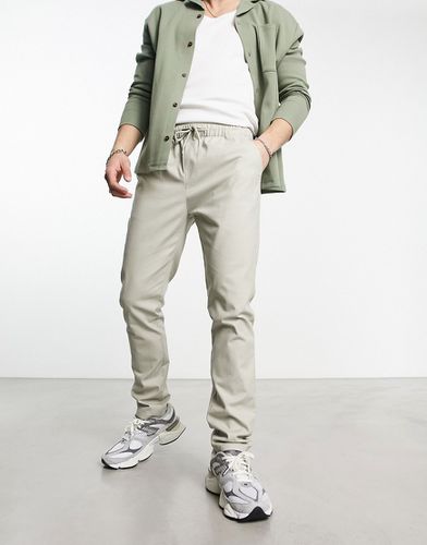 Pantalon chino ajusté - Beige - Asos Design - Modalova