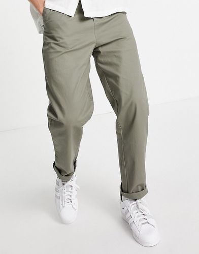 Pantalon chino décontracté style skateur - Kaki - Asos Design - Modalova