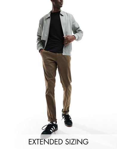 Pantalon chino slim - Kaki délavé - Asos Design - Modalova