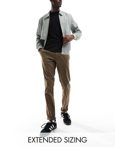 Pantalon chino slim - Kaki délavé - Asos Design - Modalova