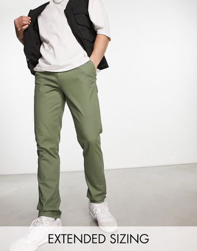 Pantalon chino slim - Kaki - Asos Design - Modalova