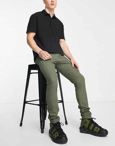 Pantalon chino super skinny - Kaki - Asos Design - Modalova