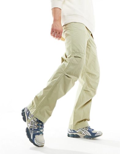 Pantalon ample cargo - sauge - Asos Design - Modalova