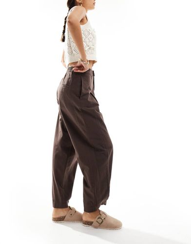 Pantalon bouffant en flanelle - Asos Design - Modalova