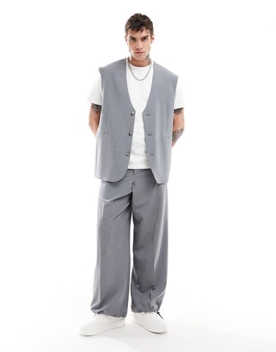 Pantalon baggy élégant d'ensemble avec cordon de serrage aux ourlets - Asos Design - Modalova