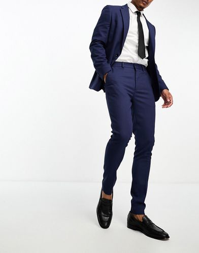 Pantalon de costume ultra ajusté en tissu micro-texturé - Asos Design - Modalova