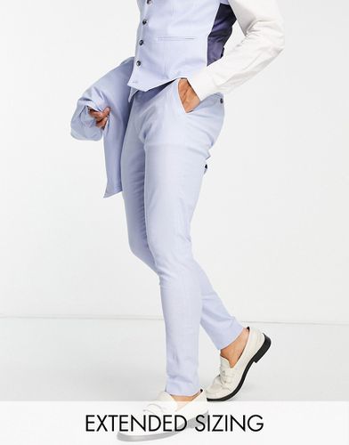 Pantalon de costume ultra skinny en lin mélangé - Asos Design - Modalova