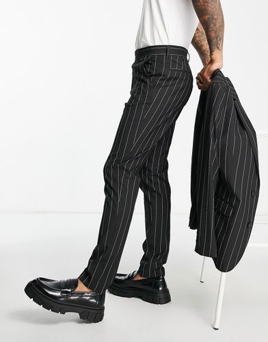 Pantalon de costume ajusté à rayures - Asos Design - Modalova