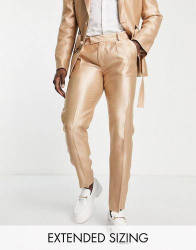 Pantalon de costume oversize coupe fuselée - Métallisé - Asos Design - Modalova