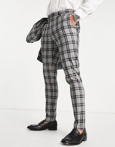 Pantalon de costume skinny à carreaux - Asos Design - Modalova