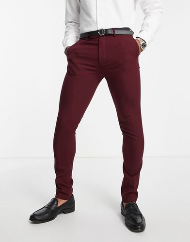 Pantalon de costume slim - Bordeaux - Asos Design - Modalova