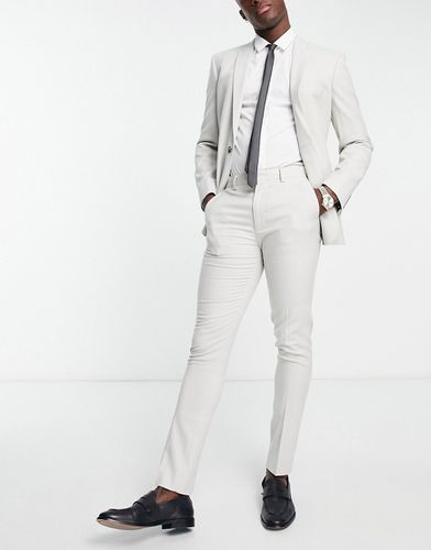 Pantalon de costume slim effet hachuré - glacé - Asos Design - Modalova