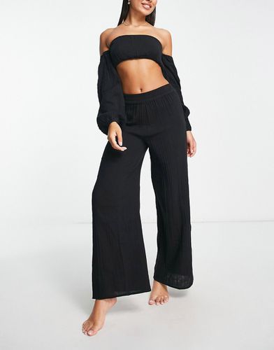 Pantalon d'ensemble de plage large en gaze - Asos Design - Modalova