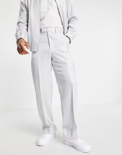 Pantalon d'ensemble élégant coupe large effet satiné - Asos Design - Modalova