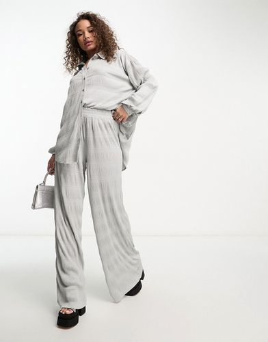 Pantalon d'ensemble plissé coupe ample - Asos Design - Modalova
