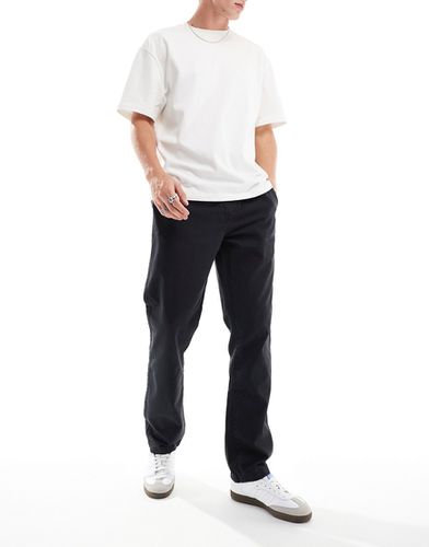 Pantalon droit à enfiler avec taille élastique - Asos Design - Modalova