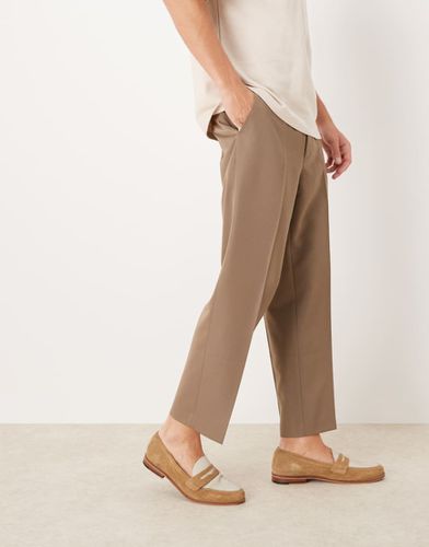 Pantalon droit habillé coupe raccourcie - Asos Design - Modalova