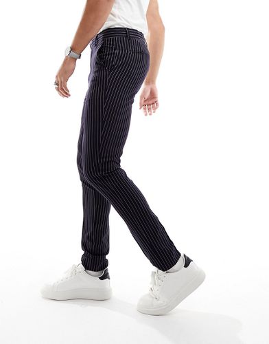 Pantalon élégant ultra skinny à fines rayures - Asos Design - Modalova