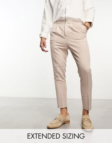 Pantalon élégant coupe fuselée - Taupe - Asos Design - Modalova