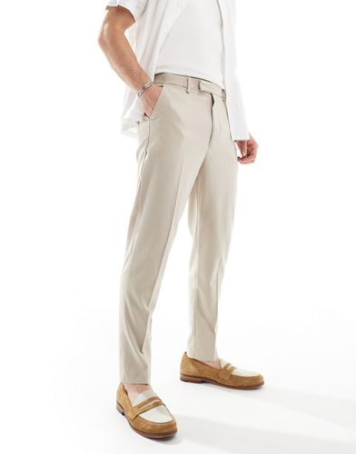 Pantalon élégant coupe fuselée - Taupe - Asos Design - Modalova