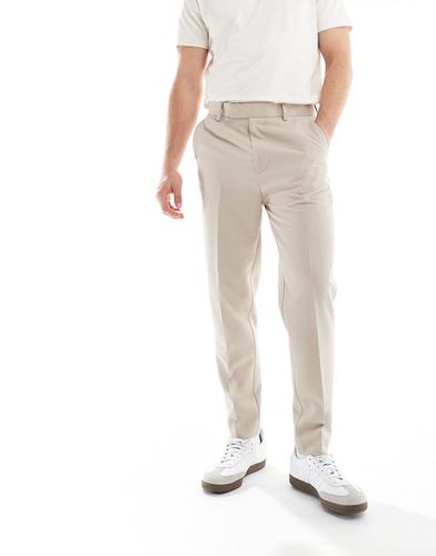 Pantalon élégant coupe fuselée - Taupe - Asos Design - Modalova