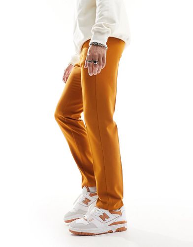 Pantalon élégant coupe slim - Orange brûlé - Asos Design - Modalova