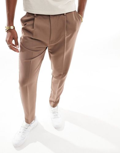 Pantalon fuselé habillé - Marron clair - Asos Design - Modalova