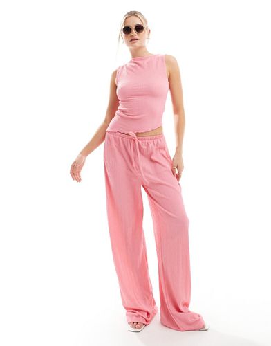 Pantalon large d'ensemble texturé - Asos Design - Modalova
