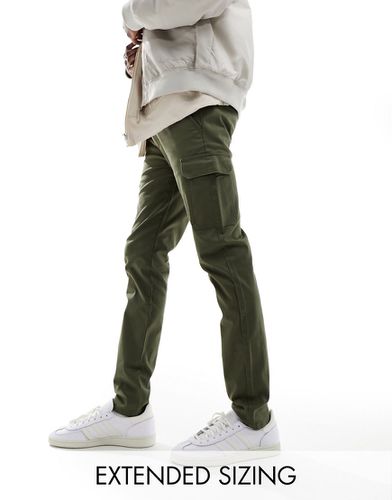 Pantalon skinny cargo - Kaki - Asos Design - Modalova