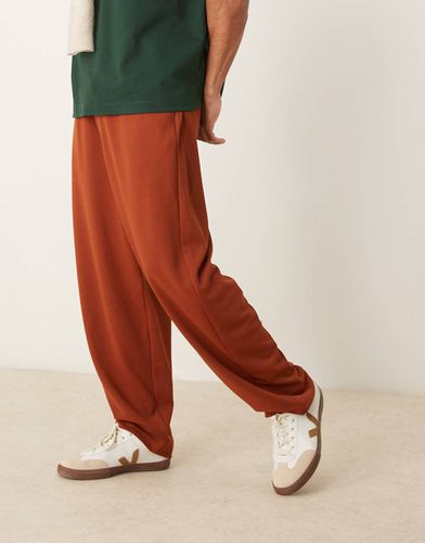 Pantalon super baggy en crêpe - Asos Design - Modalova