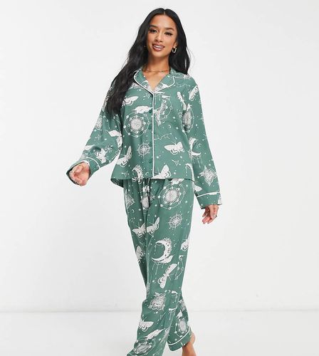 ASOS DESIGN - Barbie x Hello Kitty - Pyjama en modal avec chemise