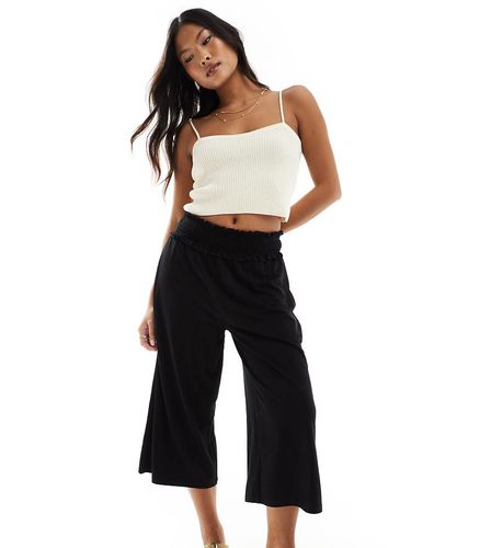 ASOS DESIGN Petite - Jupe-culotte court avec taille froncée - Asos Petite - Modalova