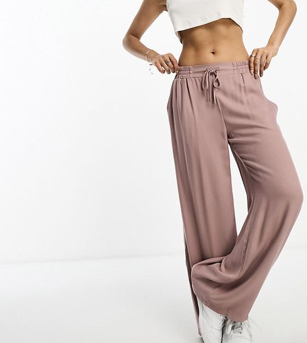 Petite - Pantalon à enfiler - Vison - Asos Design - Modalova