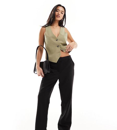 Petite - Pantalon ajusté longueur cheville - Asos Design - Modalova