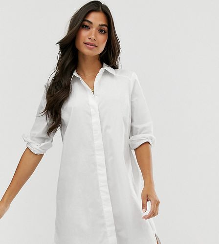 ASOS DESIGN Petite - Robe chemise courte en coton - Asos Petite - Modalova