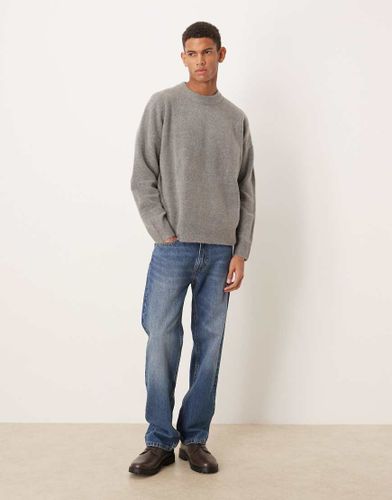 Pull ras de cou oversize en maille brosse - Asos Design - Modalova