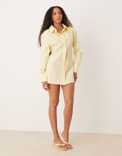 Robe chemise courte cintre - Babeurre - Asos Design - Modalova