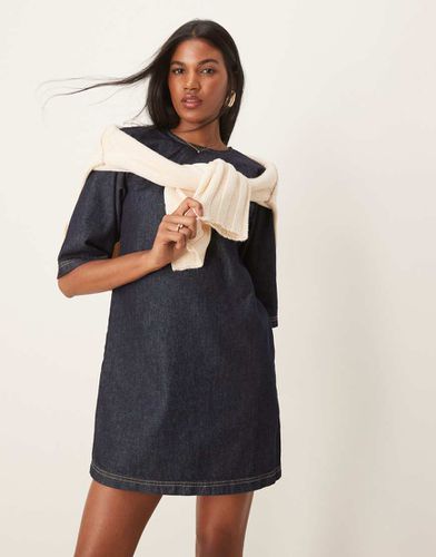 Robe chemise en jean - Indigo - Asos Design - Modalova