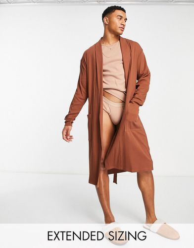Robe de chambre confort en coton côtelé ton sur ton - Asos Design - Modalova