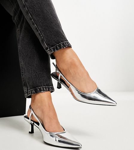 Wide Fit - Strut - Chaussures à petit talon et bride arrière - Asos Design - Modalova