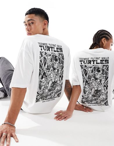 T-shirt unisexe oversize à inscription Teenage Mutant Ninja Turtles sous licence - Asos Design - Modalova