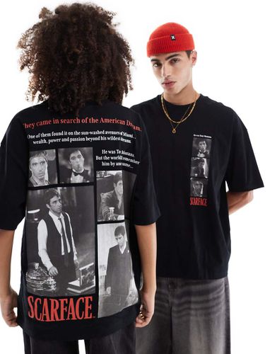 T-shirt unisexe oversize avec imprimé Scarface - Asos Design - Modalova