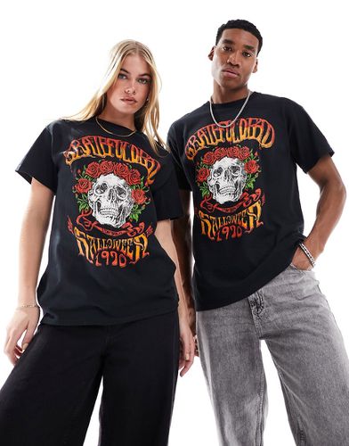 T-shirt unisexe à motif avec imprimé crâne et inscription Grateful Dead - Asos Design - Modalova